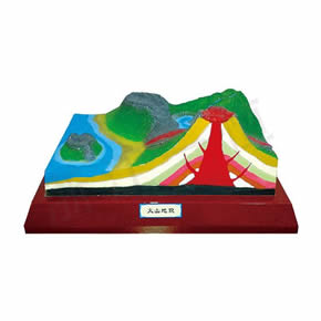 地理教學模型火山地貌模型