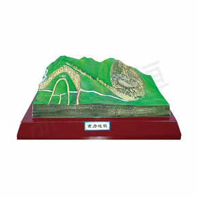 地理教學(xué)模型重力地貌模型