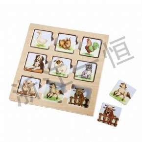 發(fā)展語言認(rèn)知類配對(duì)游戲板