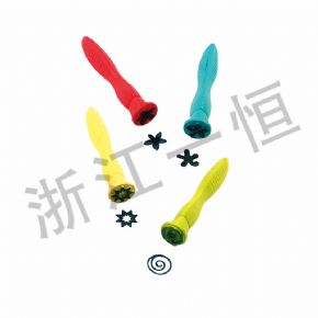 Developing speech recognitionFour rubber handle pattern seals