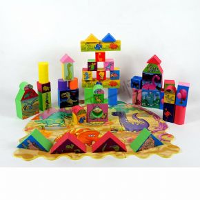 Construction seriesColor Blocks - Dinosaur World