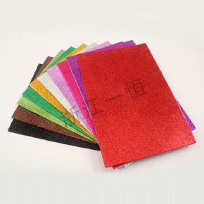 美術(shù)材料類背膠 EVA 金粉海綿紙