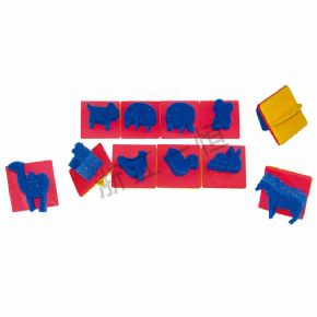 美術(shù)工具類動(dòng)物海綿印章
