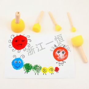 美術(shù)工具類蘑菇點點刷