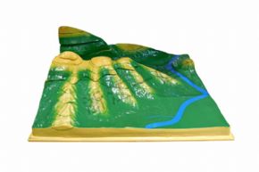 生物及醫(yī)療模型34015 等高線(xiàn)地形圖判讀模型